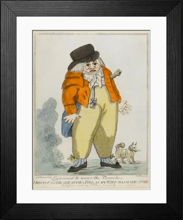 Framed Print : Licenced to wear the Breeches Framed Print : Licenced to wear the Breeches