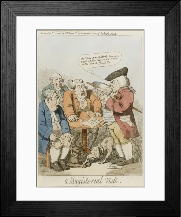 Framed Print : A Magisterial Visit Framed Print : A Magisterial Visit