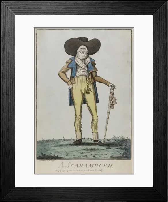 Framed Print : A Scaramouche Framed Print : A Scaramouche