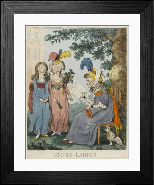 Framed Print : Young Ladies Framed Print : Young Ladies