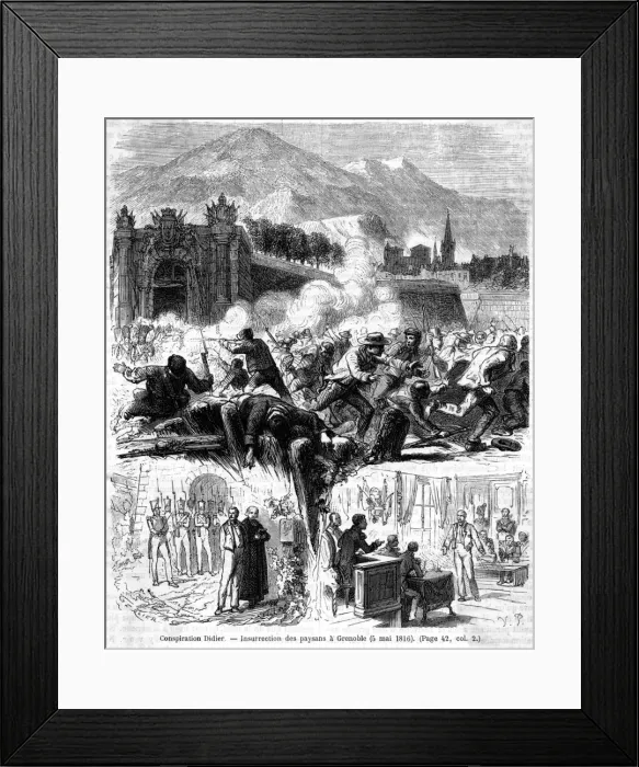 Framed Print : Trouble at Grenoble - 1 Framed Print : Trouble at Grenoble - 1