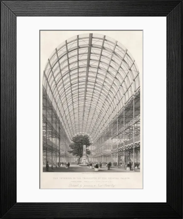 Framed Print : Crys Palace Transept