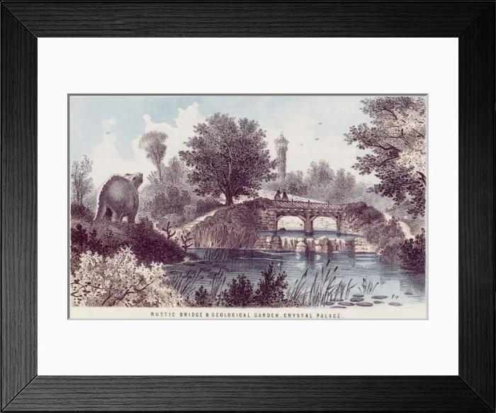 Framed Print : Cry Pal Geological Gard Framed Print : Cry Pal Geological Gard