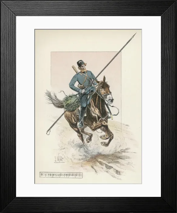 Framed Print : Military / Cossack Riding Framed Print : Military / Cossack Riding