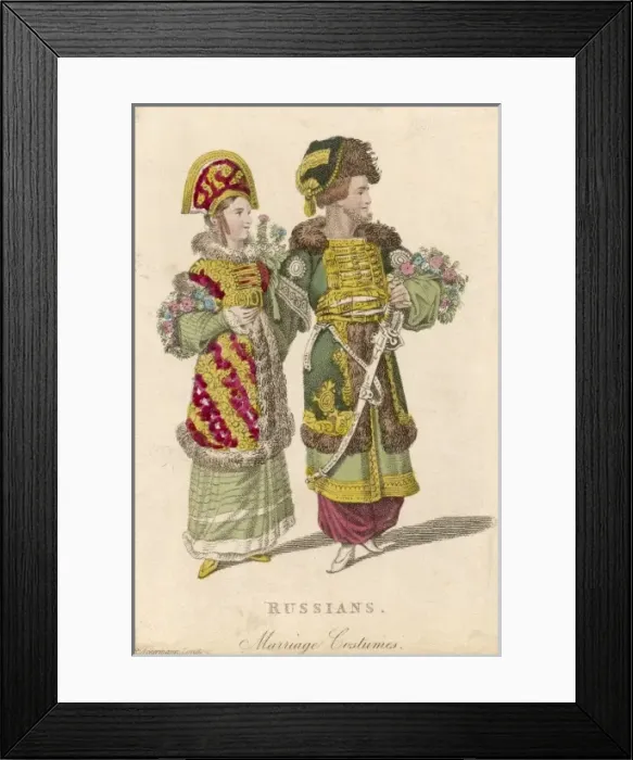 Framed Print : Racial / Russia / Wedding Framed Print : Racial / Russia / Wedding