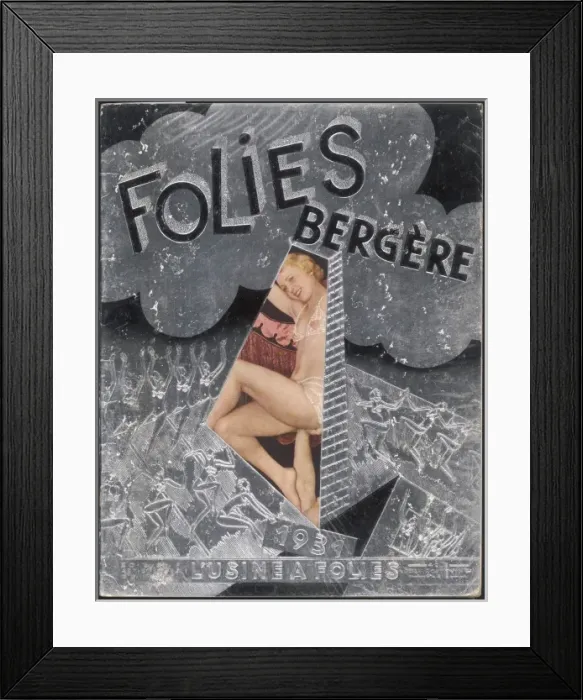 Framed Print : Folies Bergere Programme Framed Print : Folies Bergere Programme