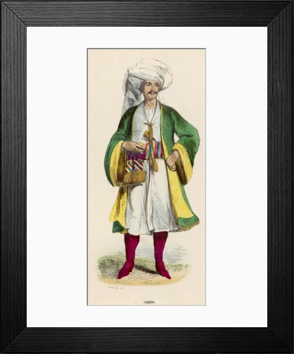 Framed Print : Racial / Russia / Uzbekistan Framed Print : Racial / Russia / Uzbekistan