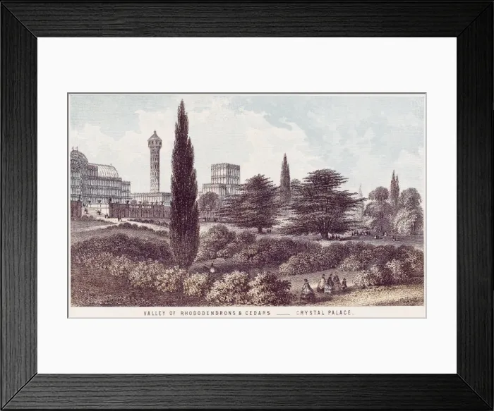 Framed Print : The Palace Gardens Framed Print : The Palace Gardens