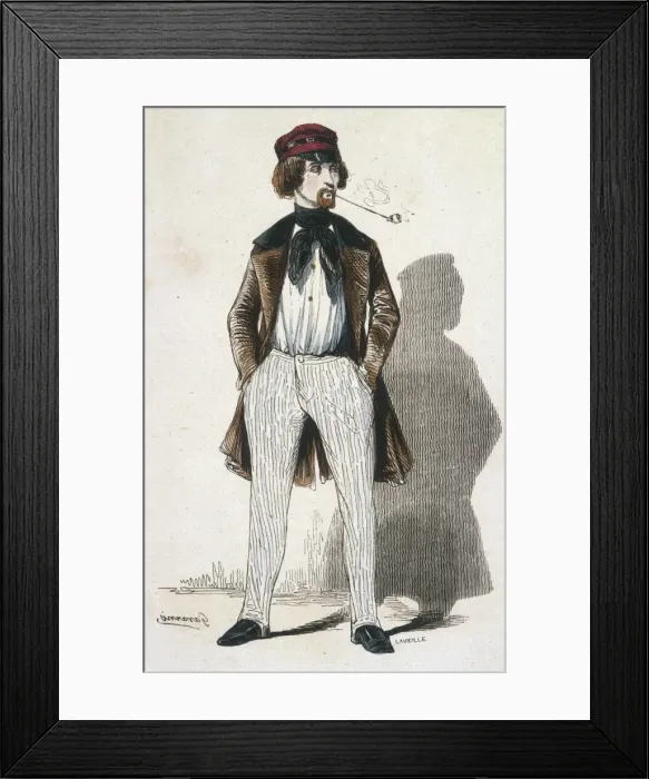 Framed Print : Racial / French Student Framed Print : Racial / French Student