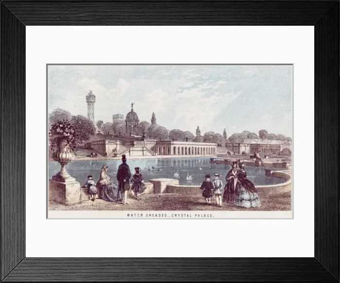 Framed Print : Cry Palace Water Arcades Framed Print : Cry Palace Water Arcades