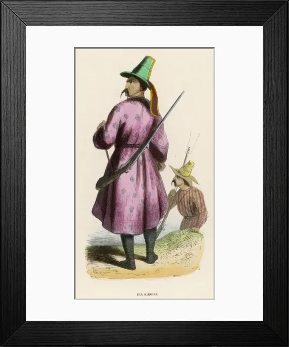 Framed Print : Racial / Russia / Kyrgyzstan Framed Print : Racial / Russia / Kyrgyzstan