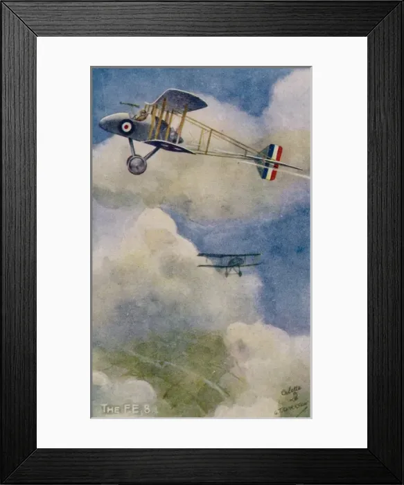 Framed Print : RAF F E 8. The Royal Air Force FE8 is a single-seat fighter Framed Print : RAF F E 8. The Royal Air Force FE8 is a single-seat fighter