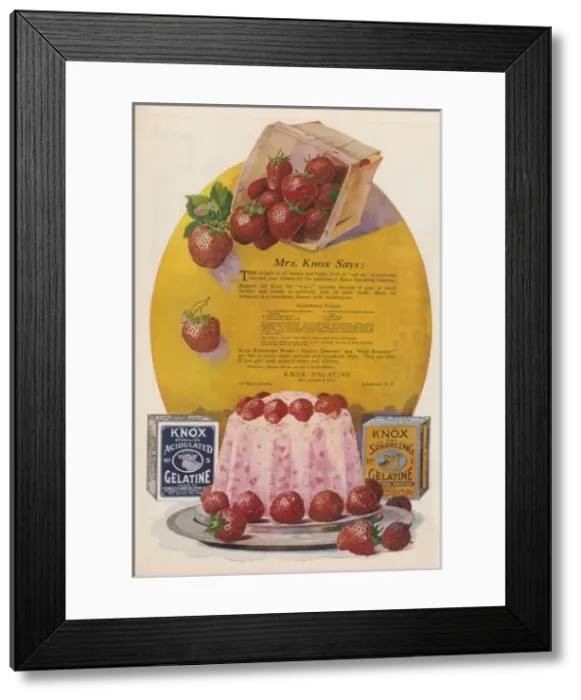 Framed Print : Knox Gelatine Framed Print : Knox Gelatine