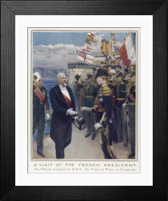 Framed Print : Edward Viii / Poincare 14 Framed Print : Edward Viii / Poincare 14