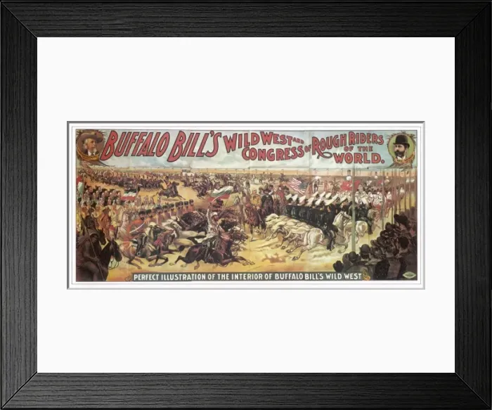 Framed Print : Buffalo Bills West Show Framed Print : Buffalo Bills West Show