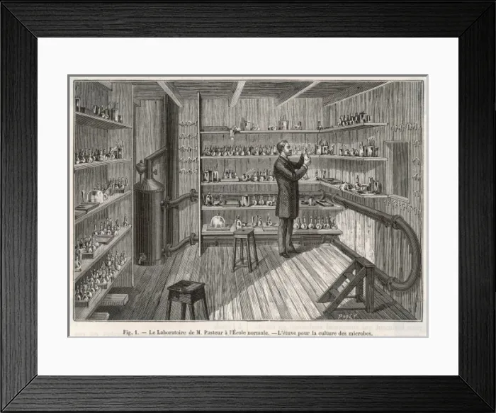 Framed Print : Science / Pasteur Framed Print : Science / Pasteur