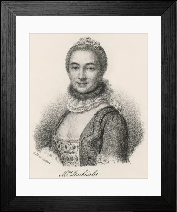 Framed Print : Gabrielle Du Chatelet Framed Print : Gabrielle Du Chatelet