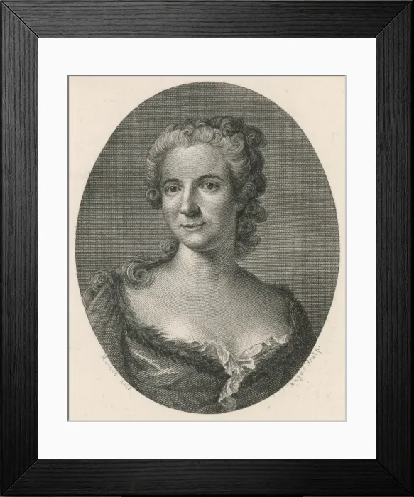Framed Print : Gabrielle Du Chatelet 2 Framed Print : Gabrielle Du Chatelet 2
