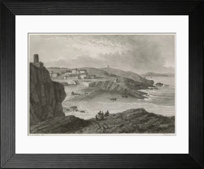 Framed Print : BIARRITZ (1835) Framed Print : BIARRITZ (1835)