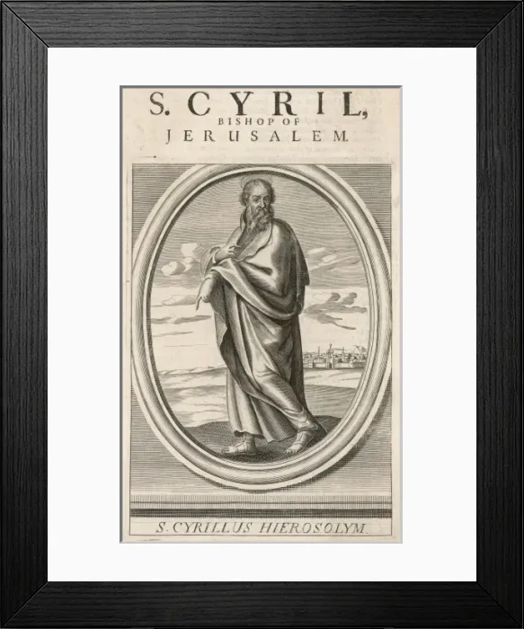 Framed Print : Cyril of Jerusalem Framed Print : Cyril of Jerusalem