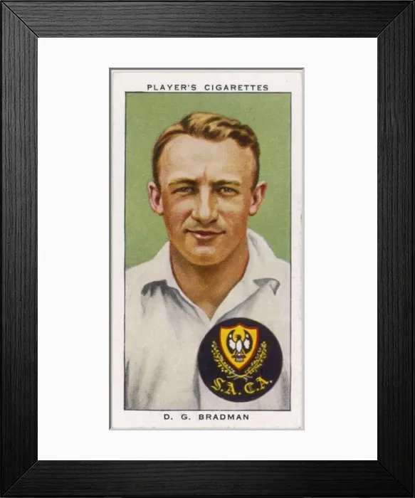 Framed Print : Bradman / Cricketer 1938 Framed Print : Bradman / Cricketer 1938