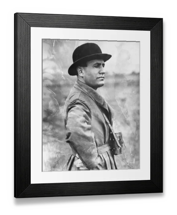 Framed Print : Benito Mussolini Framed Print : Benito Mussolini