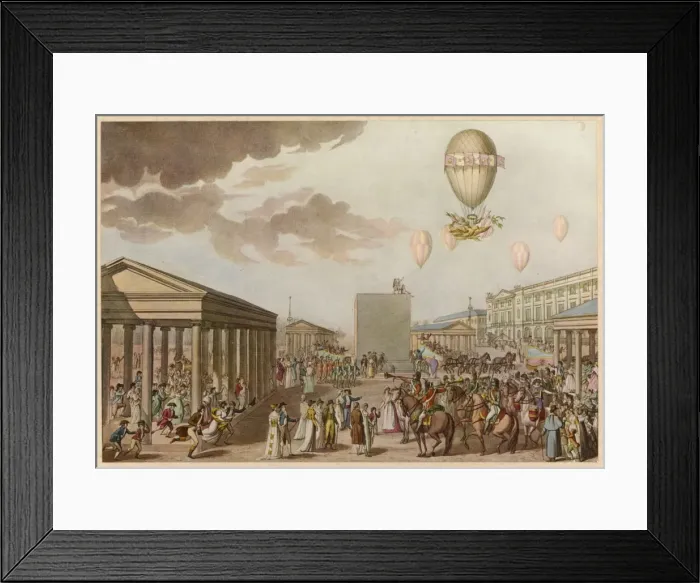 Framed Print : Balloon, Paris 1804 Framed Print : Balloon, Paris 1804