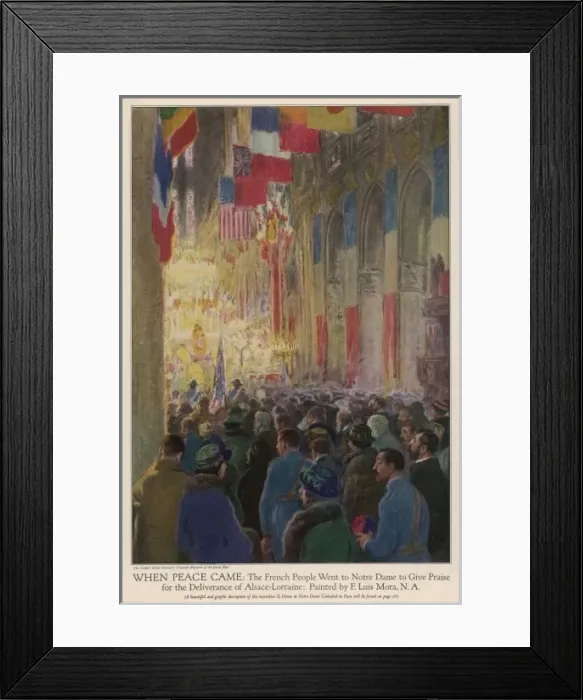 Framed Print : Notre Dame Celebrations Framed Print : Notre Dame Celebrations
