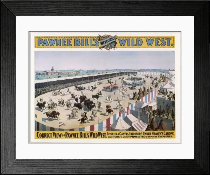 Framed Print : Pawnee Bills Wild West Framed Print : Pawnee Bills Wild West