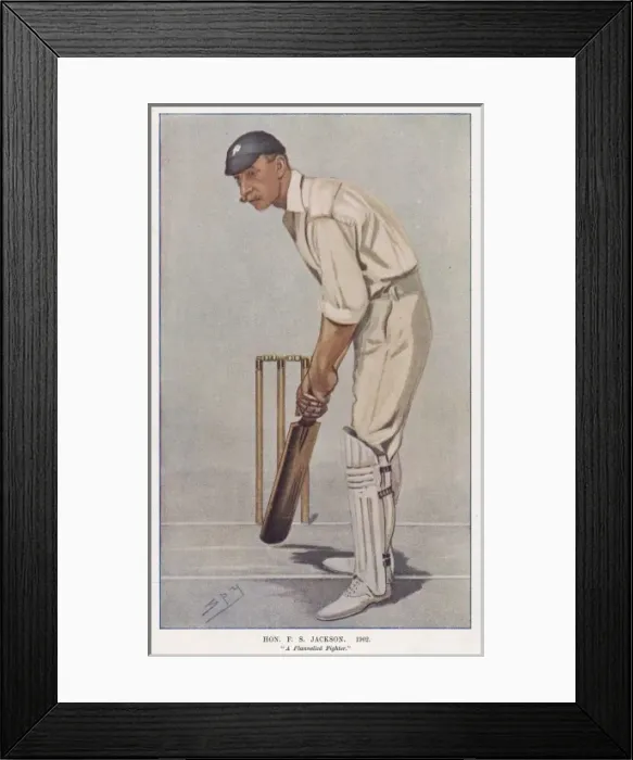 Framed Print : Jackson / Cricketer Framed Print : Jackson / Cricketer