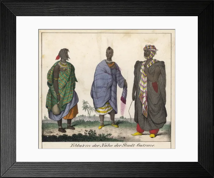 Framed Print : African Tribespeople Framed Print : African Tribespeople