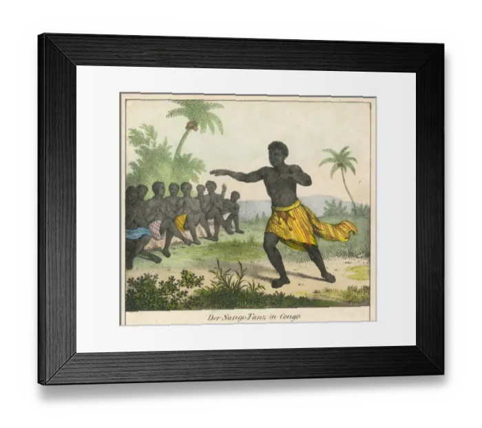 Framed Print : Dance, Congo Framed Print : Dance, Congo