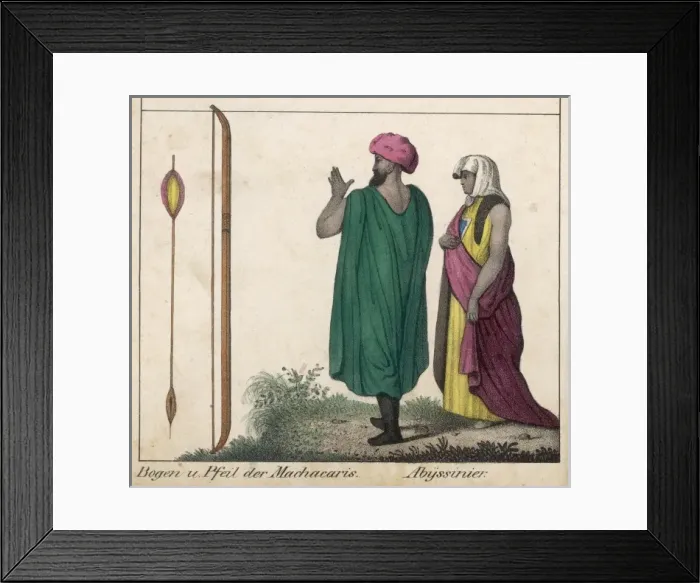 Framed Print : Ethiopia Man & Woman Framed Print : Ethiopia Man & Woman