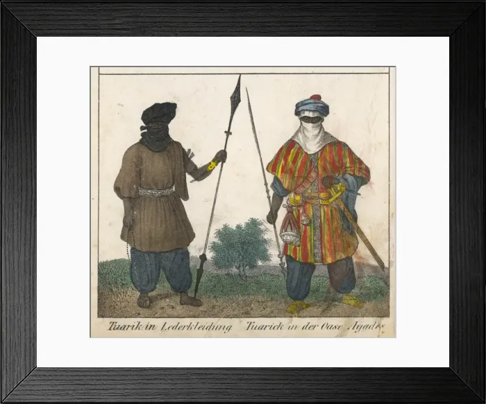 Framed Print : Tourages of Sahara Framed Print : Tourages of Sahara