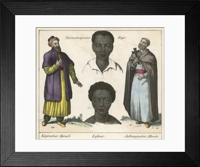 Framed Print : Coptic Monk Framed Print : Coptic Monk