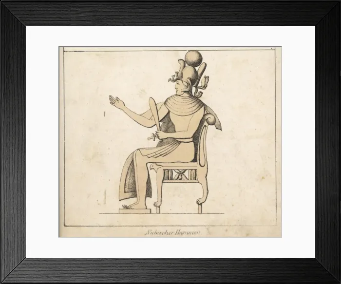 Framed Print : Nubian Deity Framed Print : Nubian Deity