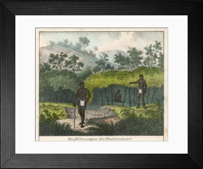 Framed Print : Bushmens Homes Framed Print : Bushmens Homes
