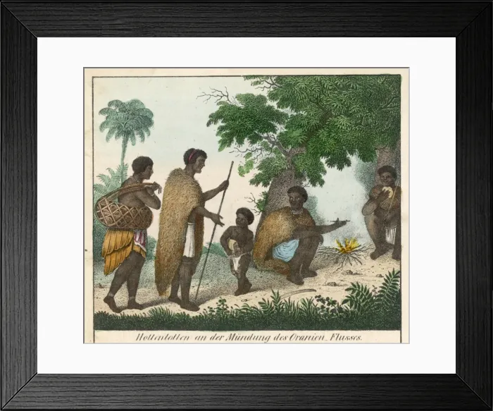 Framed Print : HOTTENTOTS Framed Print : HOTTENTOTS