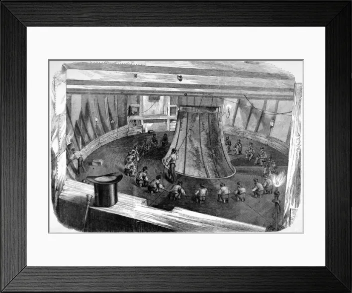 Framed Print : Coiling of the Atlantic telegraph cable Framed Print : Coiling of the Atlantic telegraph cable