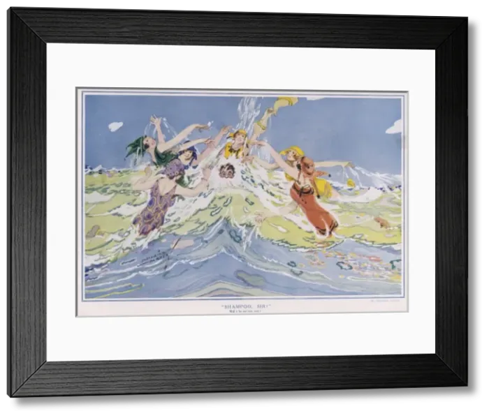 Framed Print : Shampoo Sir? Framed Print : Shampoo Sir?