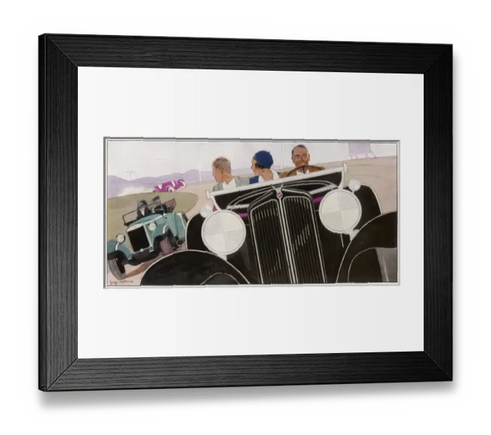 Framed Print : The Open Road 1931 Framed Print : The Open Road 1931