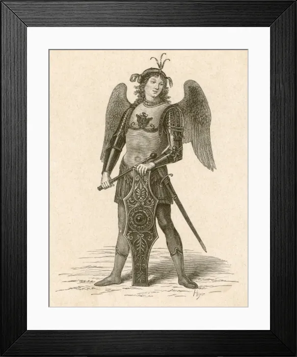 Framed Print : Saint Michael Framed Print : Saint Michael