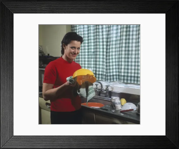 Framed Print : Doing the Drying Up Framed Print : Doing the Drying Up