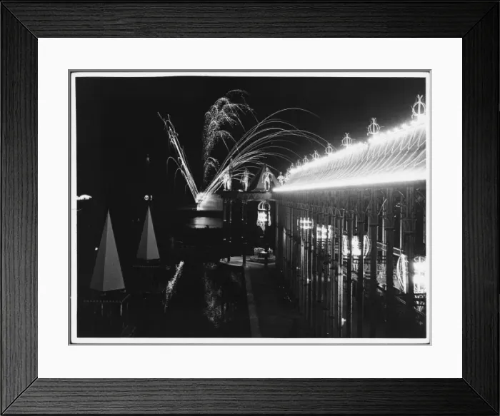 Framed Print : Festival Fireworks 1951 Framed Print : Festival Fireworks 1951