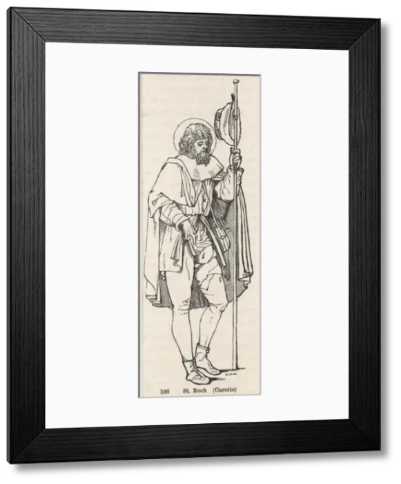 Framed Print : St Roch as a Pilgrim Framed Print : St Roch as a Pilgrim