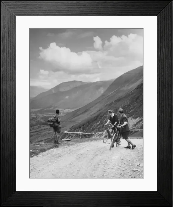Framed Print : Cycle Tour, Wales 1930S Framed Print : Cycle Tour, Wales 1930S