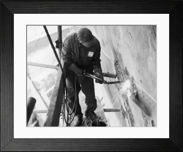 Framed Print : Welder at Work Framed Print : Welder at Work