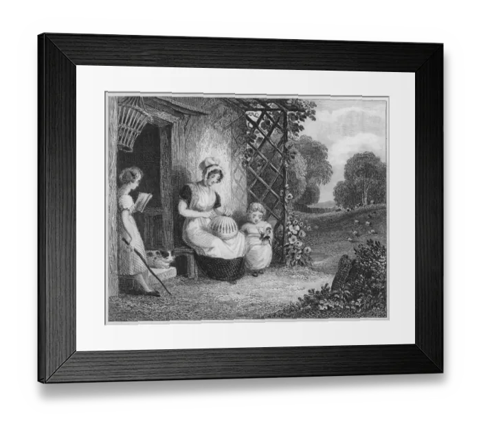 Framed Print : Lace Making Framed Print : Lace Making