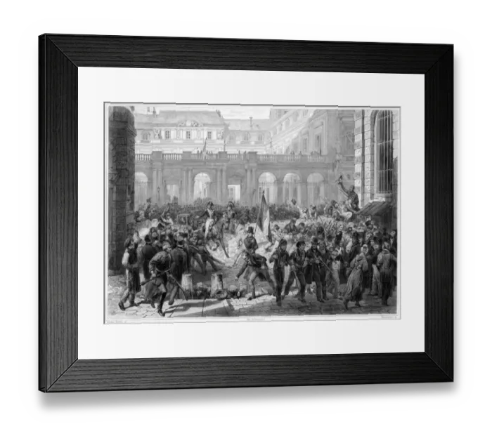 Framed Print : Lous-Philippe Acclaimed Framed Print : Lous-Philippe Acclaimed