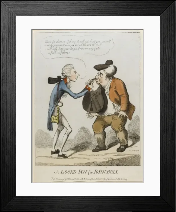 Framed Print : Lock d Jaw for John Bull Framed Print : Lock d Jaw for John Bull